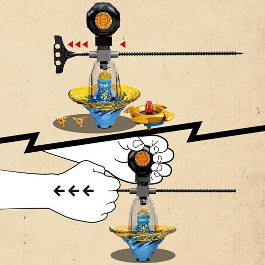 LEGO NINJAGO 70690 Addestramento Ninja di Spinjitzu con Jay, Trottola Giocattolo, Allenamento Piccoli Maestri di Spinner - 5