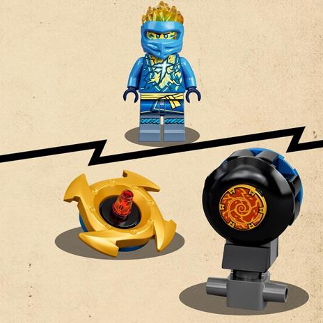 LEGO NINJAGO 70690 Addestramento Ninja di Spinjitzu con Jay, Trottola Giocattolo, Allenamento Piccoli Maestri di Spinner - 4