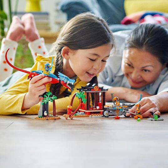 LEGO Ninjago 71759 Il Tempio del Ninja Dragone, Set di Costruzioni con Drago e Moto Giocattolo, Giochi per Bambini dai 4 Anni - 2