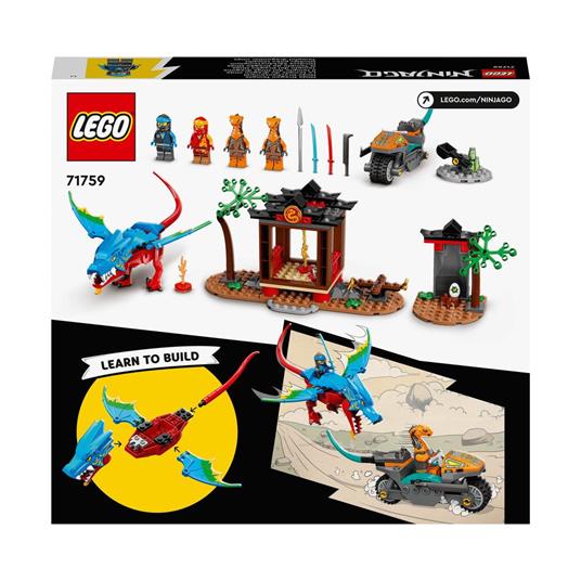 LEGO Ninjago 71759 Il Tempio del Ninja Dragone, Set di Costruzioni con Drago e Moto Giocattolo, Giochi per Bambini dai 4 Anni - 8