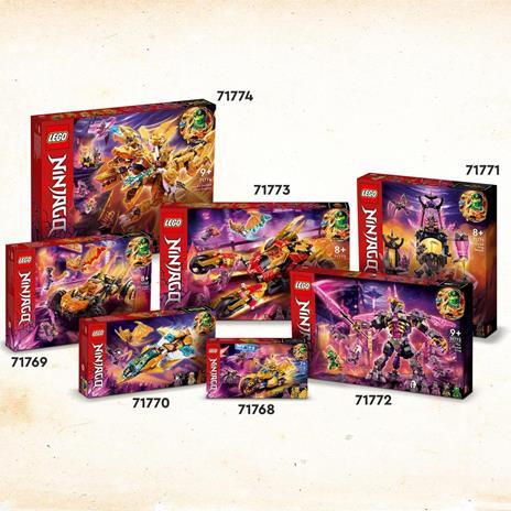 LEGO Ninjago 71768 Moto Drago dOro di Jay, Set Serie TV Crystallized, Veicolo Giocattolo, Giochi per Bambini dai 7 Anni - 6
