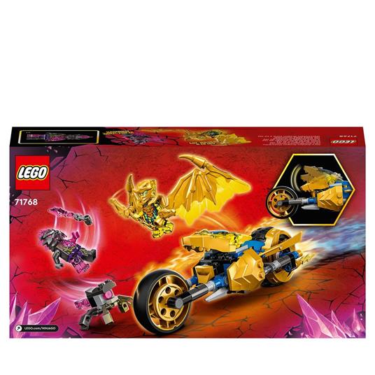 LEGO Ninjago 71768 Moto Drago dOro di Jay, Set Serie TV Crystallized, Veicolo Giocattolo, Giochi per Bambini dai 7 Anni - 8