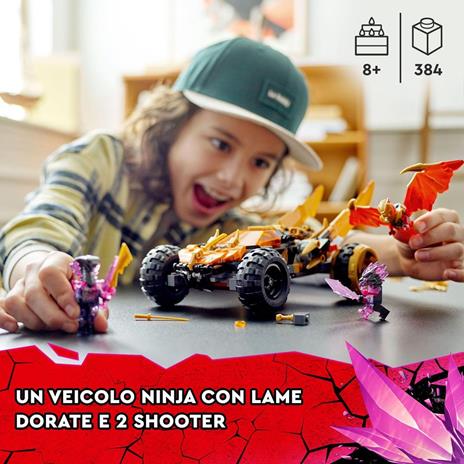 LEGO Ninjago 71769 Fuoristrada Drago di Cole, Set Serie TV Crystallized, Macchina Giocattolo, Giochi per Bambini da 8 Anni - 2