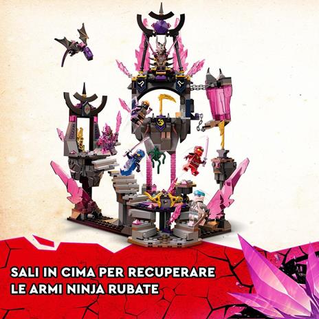 LEGO Ninjago 71771 Il Tempio del Re dei Cristalli, Set Serie TV Crystallized con Minifigure, Giochi per Bambini da 8 Anni - 3