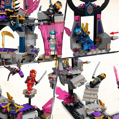 LEGO Ninjago 71771 Il Tempio del Re dei Cristalli, Set Serie TV Crystallized con Minifigure, Giochi per Bambini da 8 Anni - 5