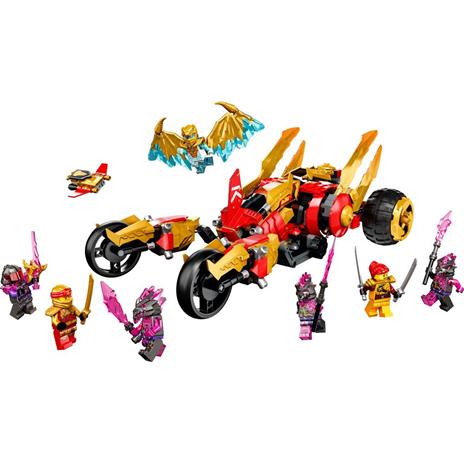 LEGO Ninjago 71773 Raider-Drago dOro di Kai, Set Serie TV Crystallized, Macchina Giocattolo, Giochi per Bambini da 8 Anni - 7