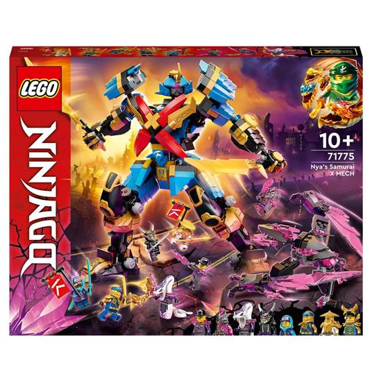 LEGO Ninjago 71775 MECH Samurai X di Nya, Serie TV Crystallized con Action Figure e 9 Minifigure, Giochi per Bambini 10+ Anni - LEGO - Ninjago - Edifici e architettura - Giocattoli | IBS
