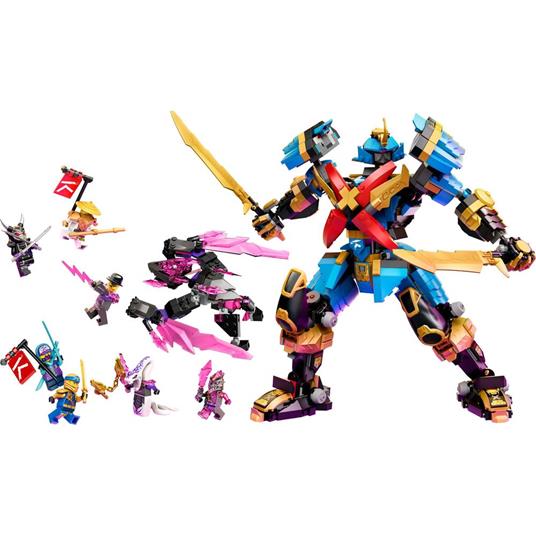 LEGO Ninjago 71775 MECH Samurai X di Nya Serie TV Crystallized con Action Figure e 9 Minifigure Giochi per Bambini 10+ Anni - 7