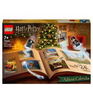 Giocattolo LEGO Harry Potter 76404 Calendario dell'Avvento 2022 con Gioco da Tavolo, 7 Minifigure e Accessori, Idea Regalo di Natale LEGO