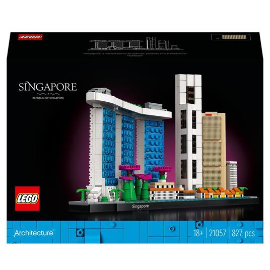 LEGO Architecture 21057 Singapore, Modellismo, Set di Costruzioni per Adulti  della Collezione Skyline, Idea Regalo - LEGO - Architecture - Edifici e  architettura - Giocattoli