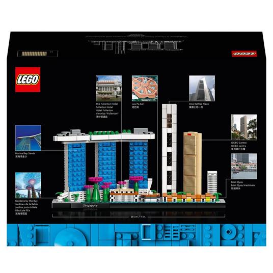 LEGO Architecture 21057 Singapore, Modellismo, Set di Costruzioni per Adulti della Collezione Skyline, Idea Regalo - 8