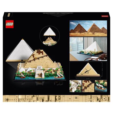 LEGO Architecture 21058 La Grande Piramide di Giza, Set da Collezione per Adulti, Hobby Creativi, Decorazione per la Casa - 8