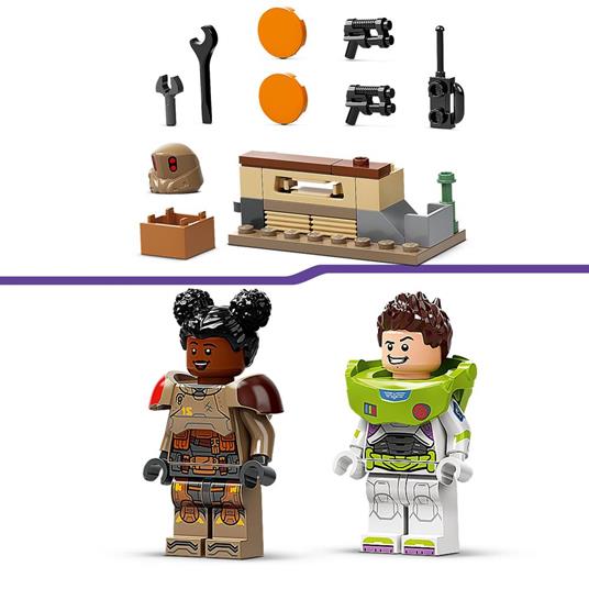LEGO Lightyear Disney e Pixar 76830 LInseguimento di Zyclops, Giochi per Bambini, con Buzz, Izzy e un Action Figure Mech - 7