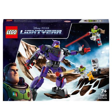 LEGO Lightyear Disney e Pixar 76831 Battaglia di Zurg Minifigure di Buzz e un Action Figure Mech - 3