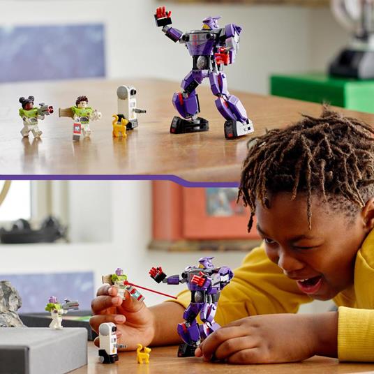 LEGO Lightyear Disney e Pixar 76831 Battaglia di Zurg Minifigure di Buzz e un Action Figure Mech - 4