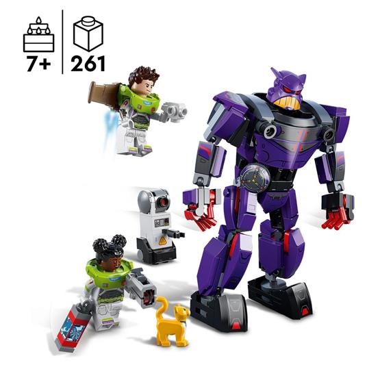 LEGO Lightyear Disney e Pixar 76831 Battaglia di Zurg Minifigure di Buzz e un Action Figure Mech - 5