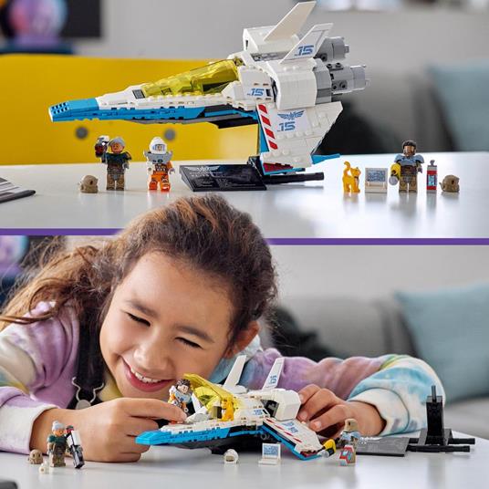 LEGO Lightyear Disney e Pixar 76832 Astronave XL-15, Giochi per Bambini, Navicella Spaziale Giocattolo, Minifigure di Buzz - 4