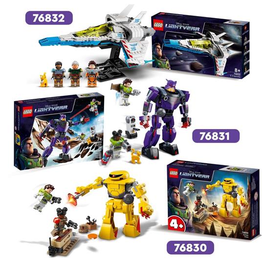 LEGO Lightyear Disney e Pixar 76832 Astronave XL-15, Giochi per Bambini, Navicella Spaziale Giocattolo, Minifigure di Buzz - 8