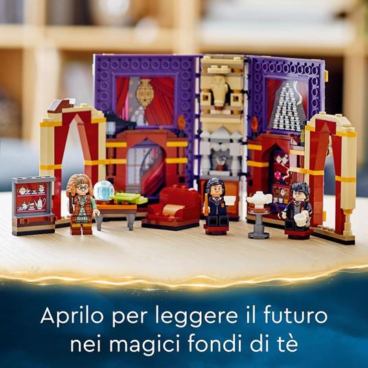 LEGO Harry Potter 76396 Lezione di Divinazione a Hogwarts, Libro di Magia, Regalo da Collezione con Professoressa Cooman - 3