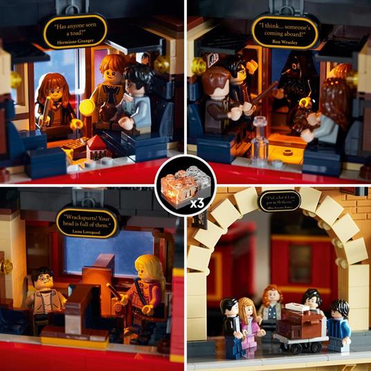 LEGO Harry Potter 76405 Hogwarts Express - Edizione del Collezionista, Modellino da Costruire Replica Treno a Vapore dei Film - 5