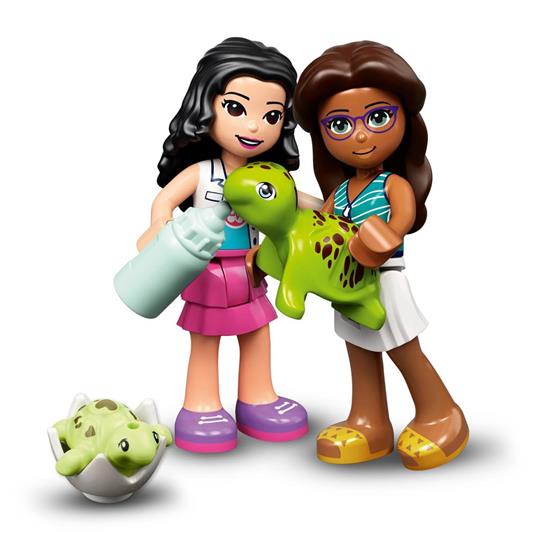 LEGO Friends 41697 Veicolo di Protezione delle Tartarughe, Animali Marini Giocattolo per Bambini dai 6 Anni, ATV e Roulotte - 2