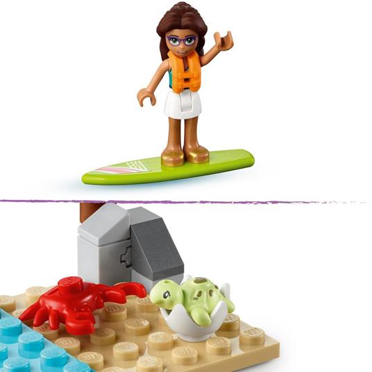 LEGO Friends 41697 Veicolo di Protezione delle Tartarughe, Animali Marini Giocattolo per Bambini dai 6 Anni, ATV e Roulotte - 5