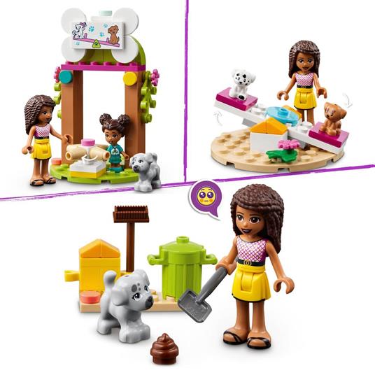 LEGO Friends 41698 Il Parco Giochi dei Cuccioli, Giocattolo con Scivolo e Mini Bamboline, Set per Bambini di 5+ Anni - 4