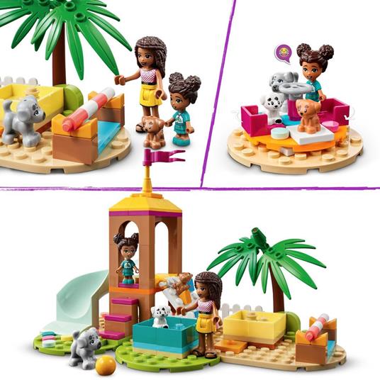 LEGO Friends 41698 Il Parco Giochi dei Cuccioli, Giocattolo con Scivolo e Mini Bamboline, Set per Bambini di 5+ Anni - 5