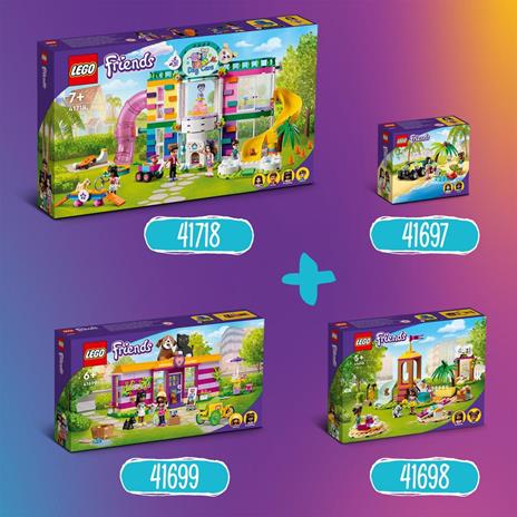 LEGO Friends 41699 Il Caffè di Adozione dei Cuccioli, Parco Giochi Animali, Giocattolo per Bambini dai 6 Anni in su - 7