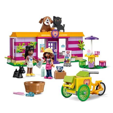 LEGO Friends 41699 Il Caffè di Adozione dei Cuccioli, Parco Giochi Animali, Giocattolo per Bambini dai 6 Anni in su - 3