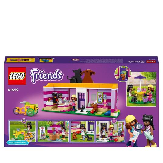 LEGO Friends 41699 Il Caffè di Adozione dei Cuccioli, Parco Giochi Animali, Giocattolo per Bambini dai 6 Anni in su - 9