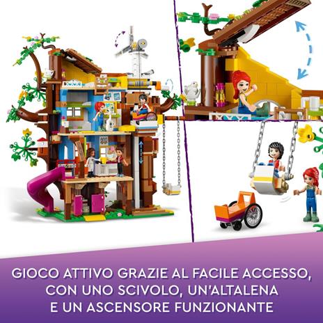 LEGO Friends 41703 Casa sull'Albero dell'Amicizia con Mini Bamboline di Mia e River, Giochi per Bambini dai 8 Anni in su - 5