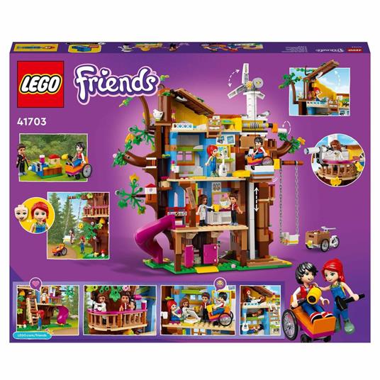 TOYSCENTER - DI NATALE 2025 - Lego friends 42652 casa sull'albero dell'amicizia, giochi per abilità sociali per bambine 8+, animali giocattolo e personaggi