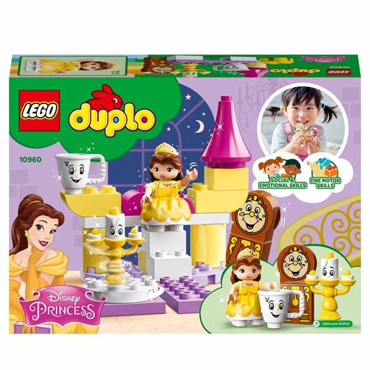 LEGO DUPLO Disney Princess 10960 La sala da Ballo di Belle, con Chip da la  Bella e la Bestia, Giocattolo per Bambini 2+ Anni - LEGO - Duplo - Edifici e  architettura - Giocattoli