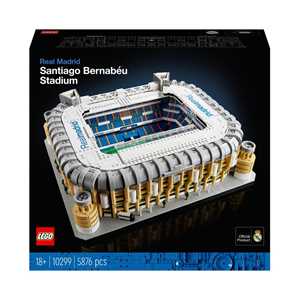 Giocattolo LEGO 10299 Stadio del Real Madrid – Santiago Bernabéu, Set da Collezione per Adulti, Campo da Calcio, Decorazione per la Casa LEGO