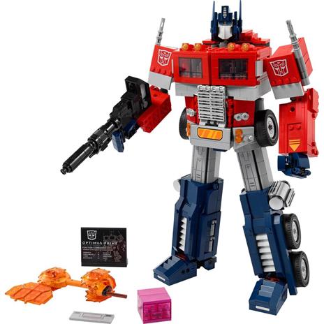 LEGO Icons Optimus Prime, Modellino da Costruire 2 in 1 del Leader dei Transformers, Set da Collezione per Adulti, 10302 - 7