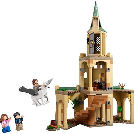LEGO Harry Potter 76401 Cortile di Hogwarts: il Salvataggio di Sirius, Castello Giocattolo con Ippogrifo Fierobecco - 8