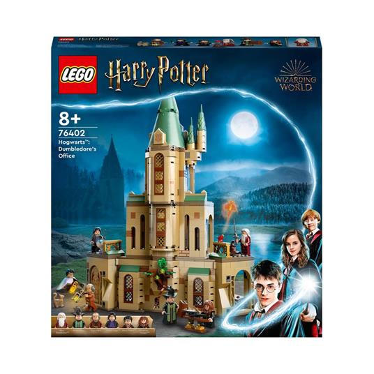 LEGO Harry Potter 76402 Hogwarts: Ufficio di Silente Castello Giocattolo con Cappello Parlante e Spada di Grifondoro