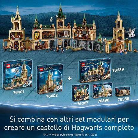 LEGO Harry Potter 76402 Hogwarts: Ufficio di Silente, Castello Giocattolo con Cappello Parlante e Spada di Grifondoro - 6