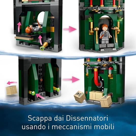 LEGO Harry Potter 76403 Ministero della Magia, Modellino da Costruire, 12 Minifigure 3 con Funzione di Trasformazione - 4