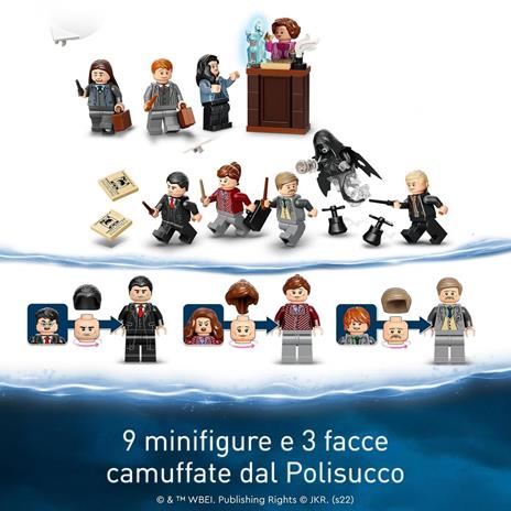 LEGO Harry Potter 76403 Ministero della Magia, Modellino da Costruire, 12 Minifigure 3 con Funzione di Trasformazione - 6