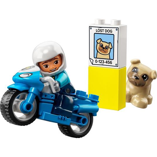 LEGO DUPLO 10967 Motocicletta Della Polizia, Moto Giocattolo per Bambini di  2+ Anni, Giochi Creativi ed Educativi - LEGO - Duplo - Mestieri - Giocattoli