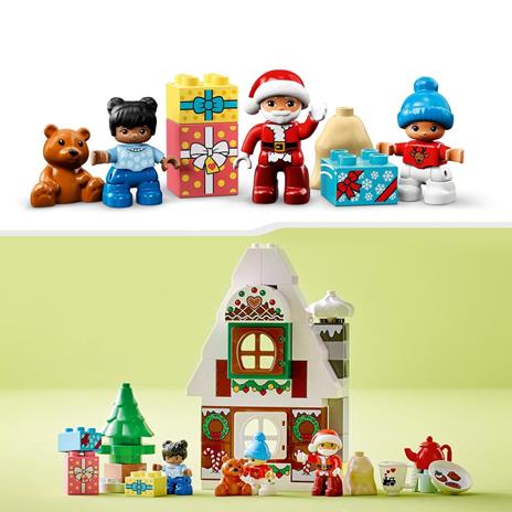 LEGO DUPLO 10976 Casa di Pan di Zenzero di Babbo Natale, Giocattolo con Figure di Bambini, Idea Regalo per Bimbi di 2+ Anni - 6