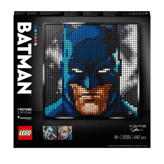 LEGO Art 31205 Collezione Jim Lee Batman, Poster Fai Da Te, Idea Regalo Modellismo, Set di Lavoretti Creativi per Adulti