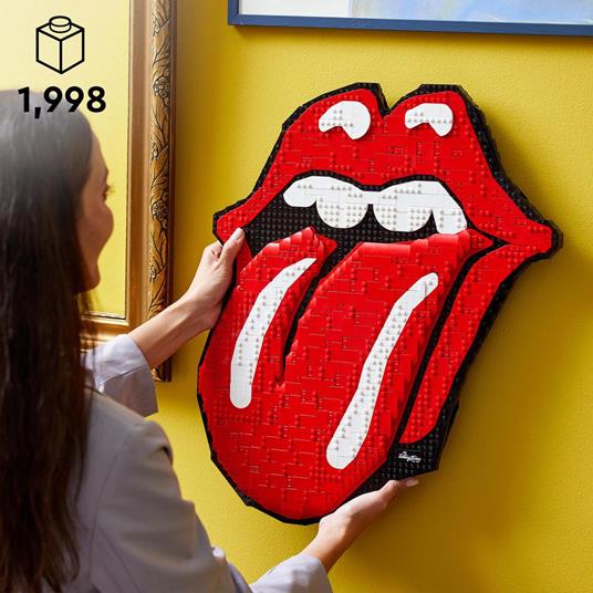 LEGO ART 31206 The Rolling Stones, Set per Adulti da Costruire in Mattoncini, Decorazione da Parete per la Casa Fai da Te - 3