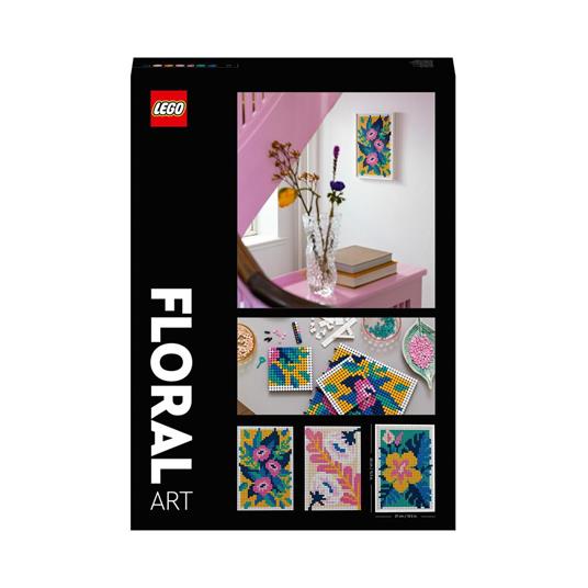 LEGO ART 31207 Motivi Floreali, Set Decorazioni Murali 3 in 1, Attività di Artigianato Fai da Te, Hobby Creativo di Botanica - 8