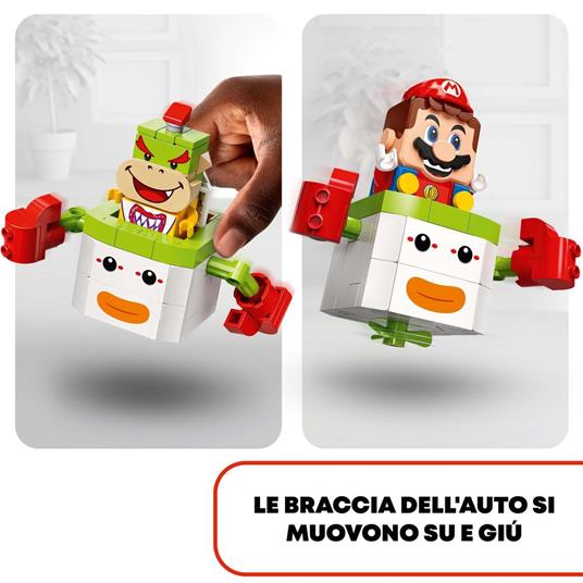LEGO Super Mario 71396 Clown Koopa di Bowser Junior - Pack di Espansione, Set Costruzioni e Giocattoli per Bambini di 6+ Anni - 5