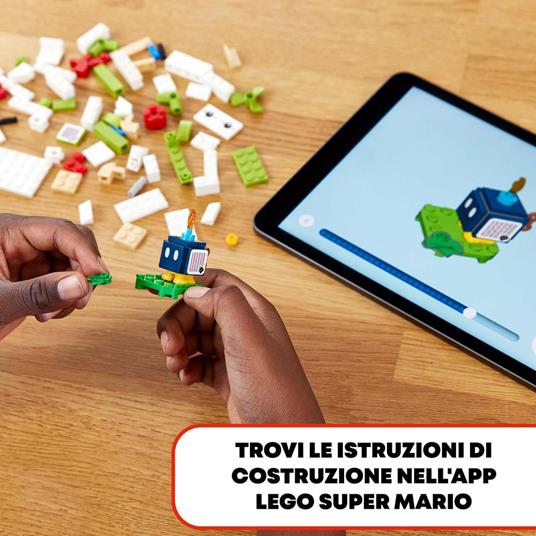 LEGO Super Mario 71396 Clown Koopa di Bowser Junior - Pack di Espansione, Set Costruzioni e Giocattoli per Bambini di 6+ Anni - 6