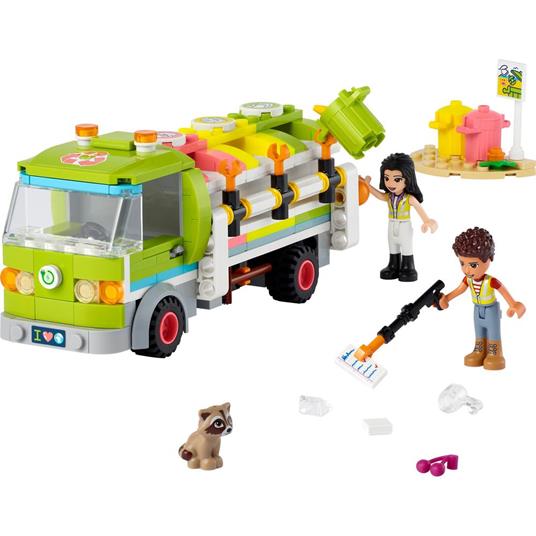 LEGO Friends 41712 Camion Riciclaggio Rifiuti, Mini Bambolina Emma, Nettezza Urbana Giocattolo, Giochi per Bambini dai 6 Anni - 8