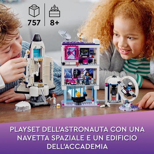 LEGO Friends 41713 L’Accademia dello Spazio di Olivia, Giochi Educativi per Bambini di 8+ Anni, con Razzo Spaziale Giocattolo - 3